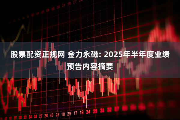 股票配资正规网 金力永磁: 2025年半年度业绩预告内容摘要